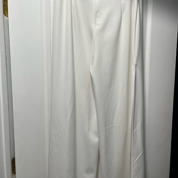 SHEIN White Wide Leg Pants - Picture 4 of 7